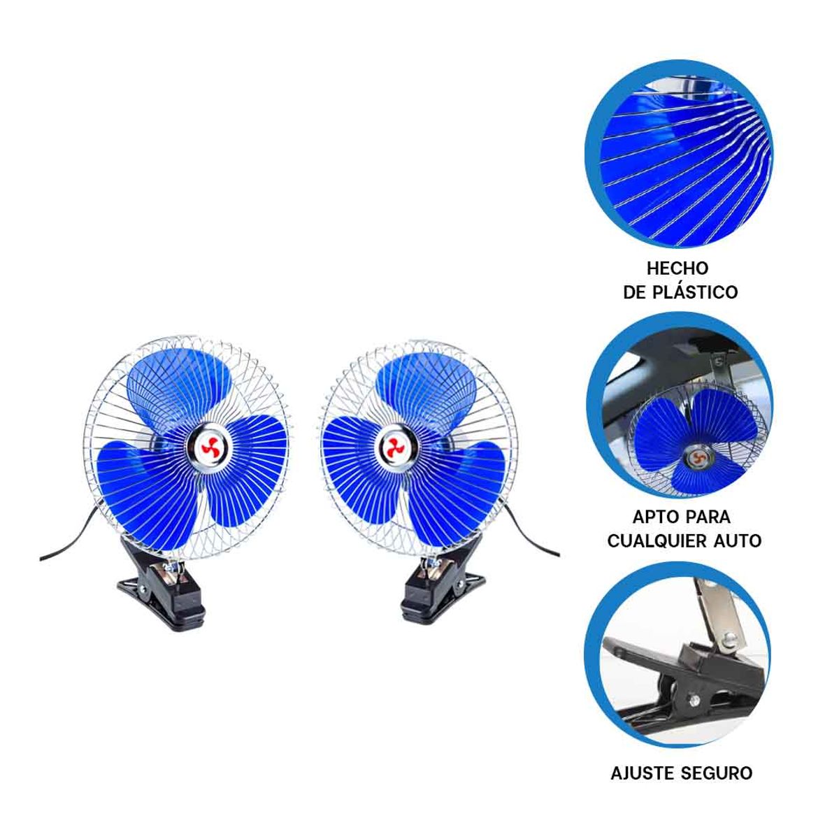 RYBIU IMPORT - Refrescador para Automoviles Color Azul Y+Regalo Stickers