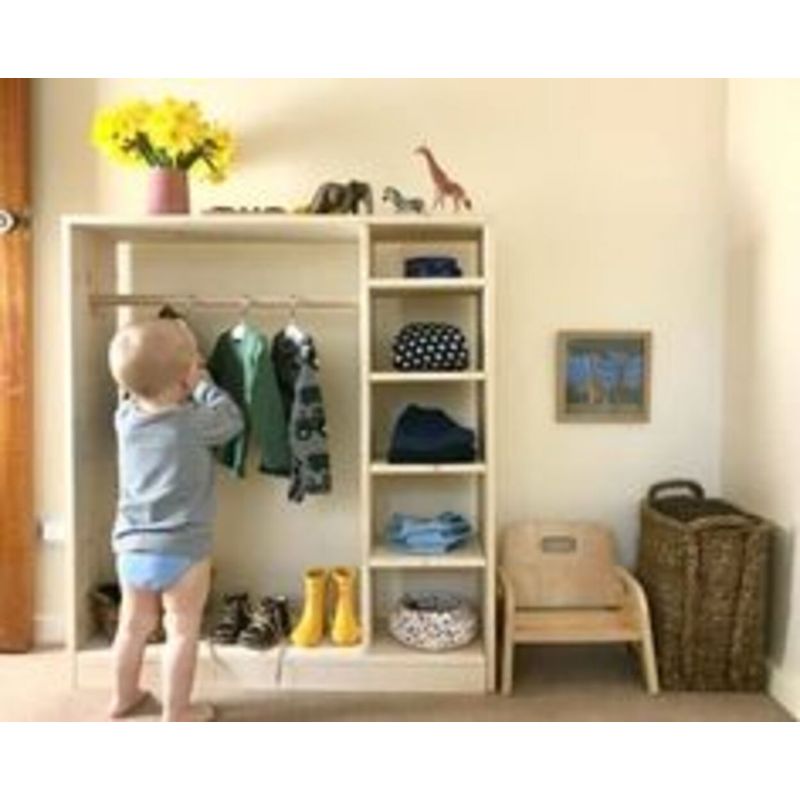 GENERICO - Mini Ropero Abierto Vintage Noah R&R MUEBLES