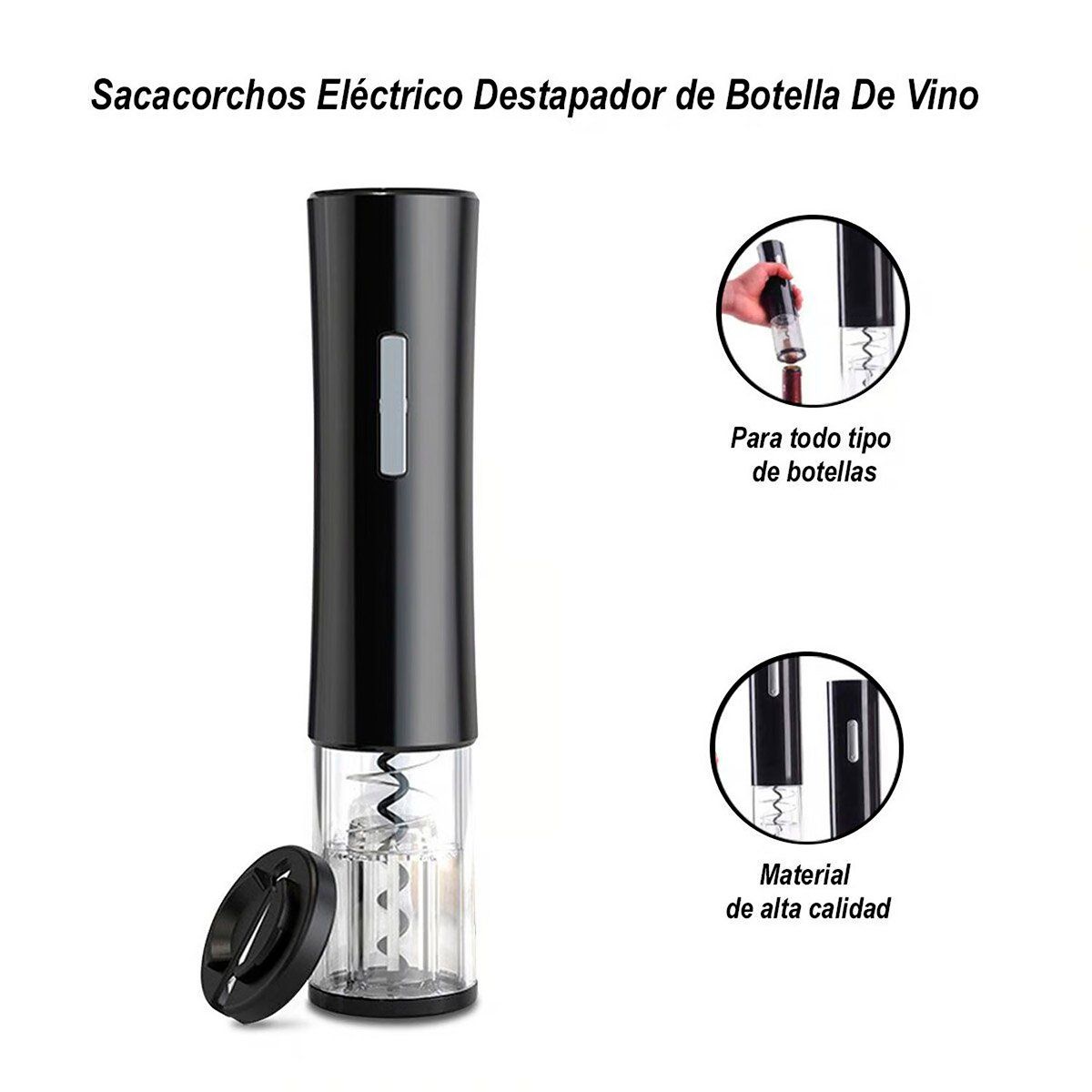 GENERICO - Sacacorchos Eléctrico de Vino