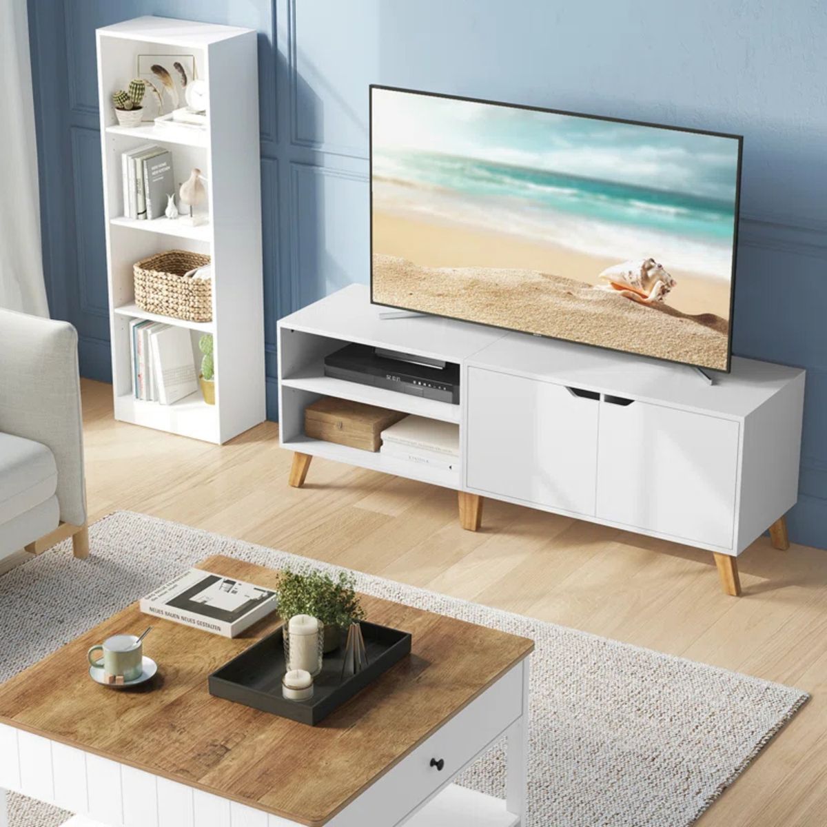 GENERICO - Mueble para TV 55" Vintage Moderno Emilia R&R MUEBLES