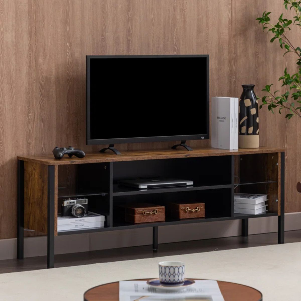 GENERICO - Mueble para TV 55" Estilo Industrial Melva R&R MUEBLES