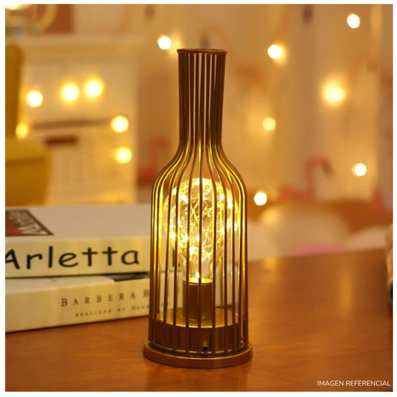 INSPIRA - Lampara de mesa decorativa dorado