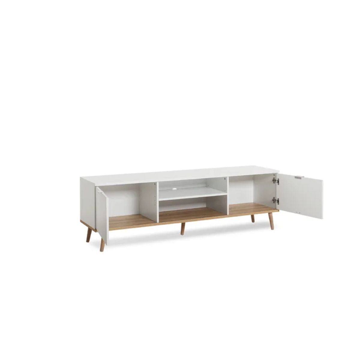 GENERICO - Mueble de TV 55" Kaname Blanco R&R MUEBLES