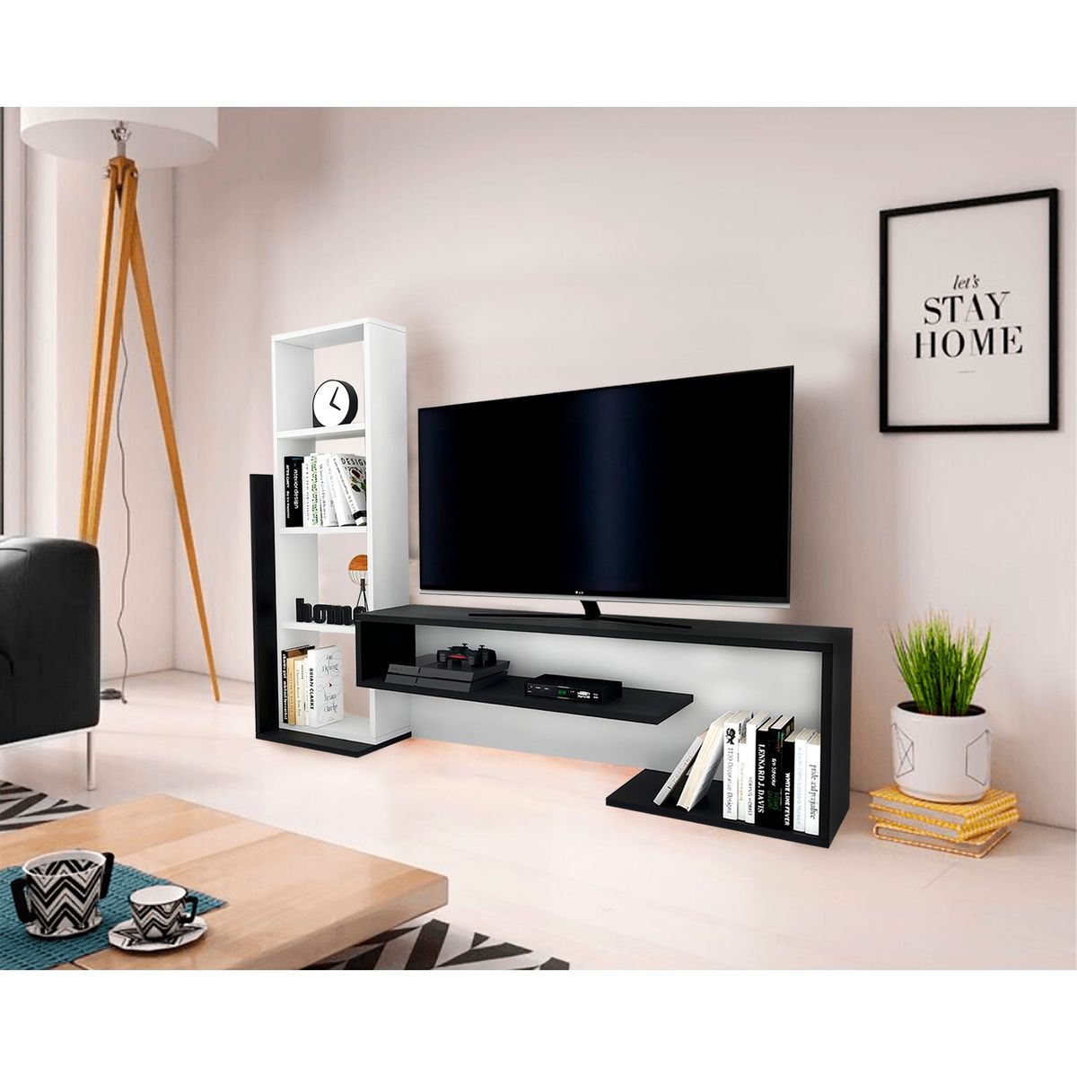 VILLA HOGAR - Mueble de TV49 pulgadas Brasilia - Villa Hogar