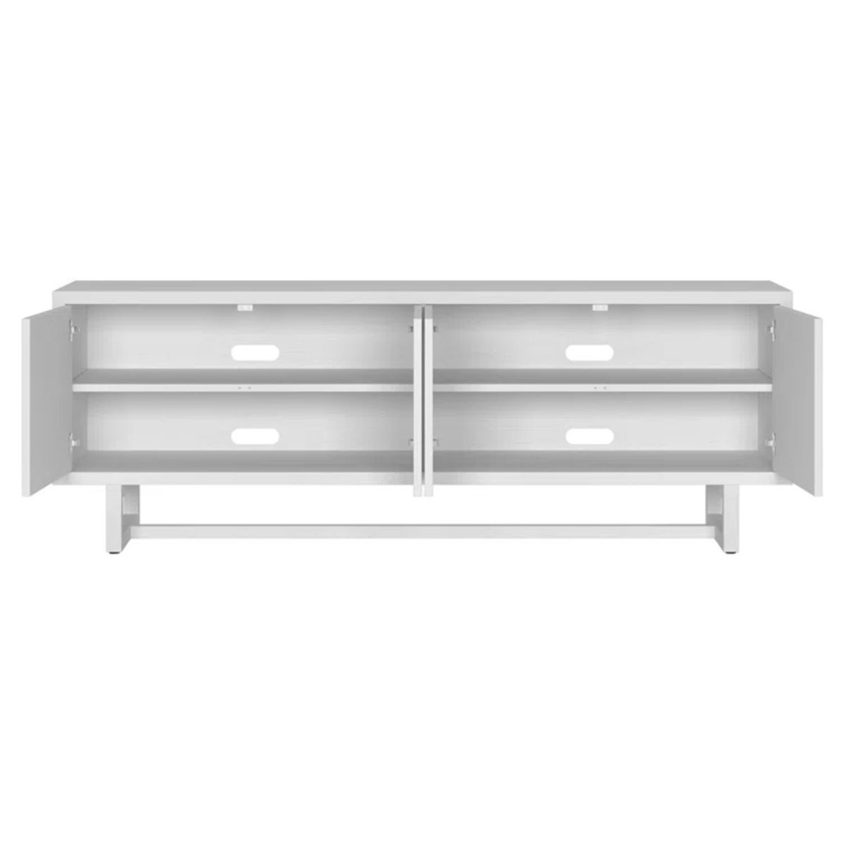 GENERICO - Mueble de TV 55" Moderno Jean Blanco R&R MUEBLES