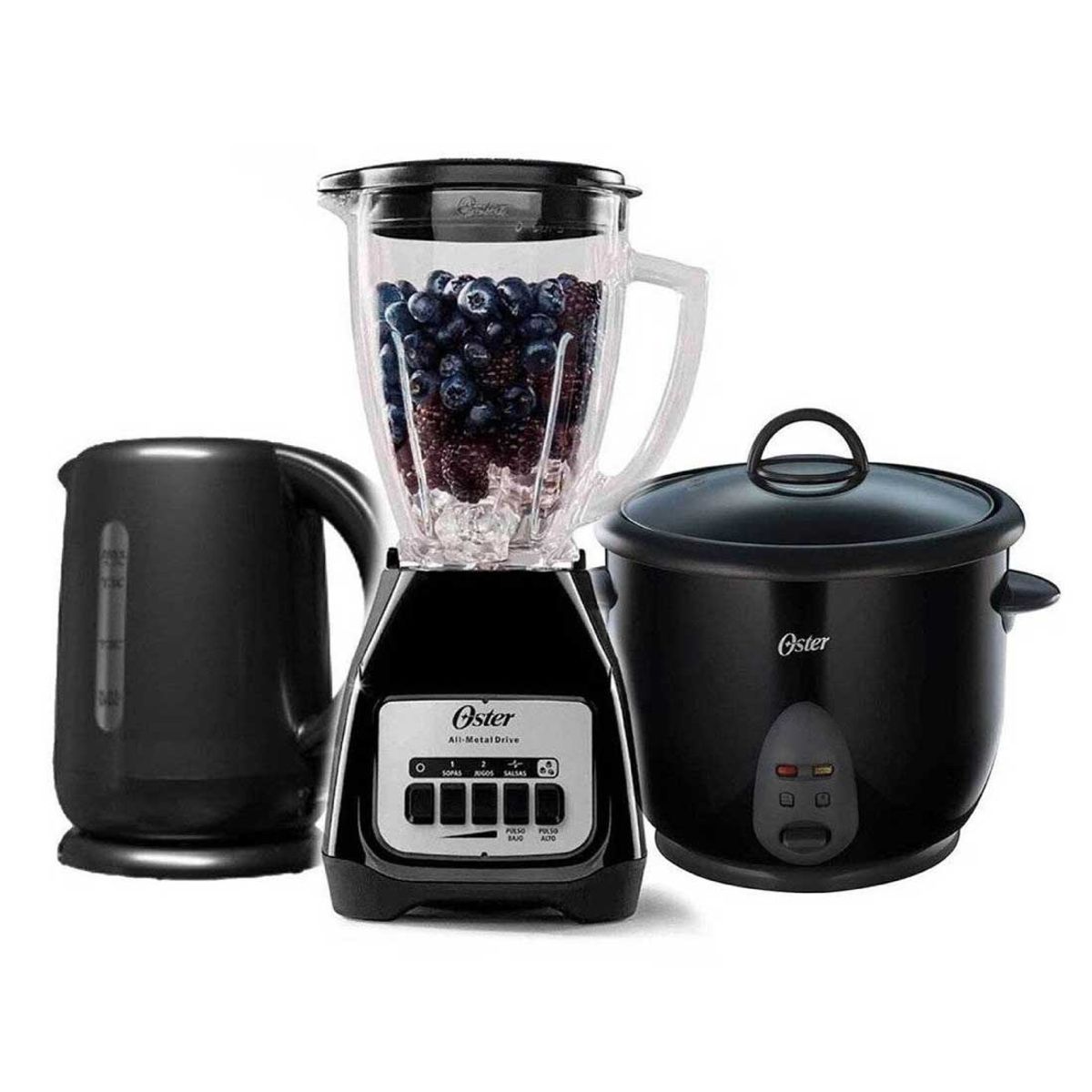 OSTER - Oster Licuadora BPB+Arrocera 1700B+Hervidor 3101