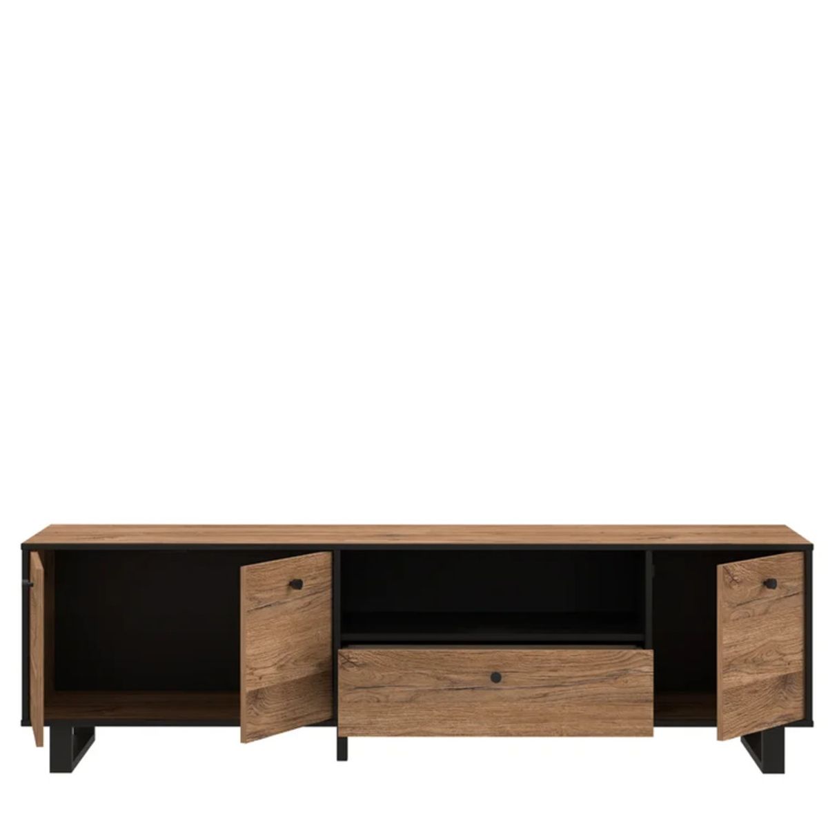GENERICO - Mueble de TV 55" Moderno Ling Marron R&R MUEBLES