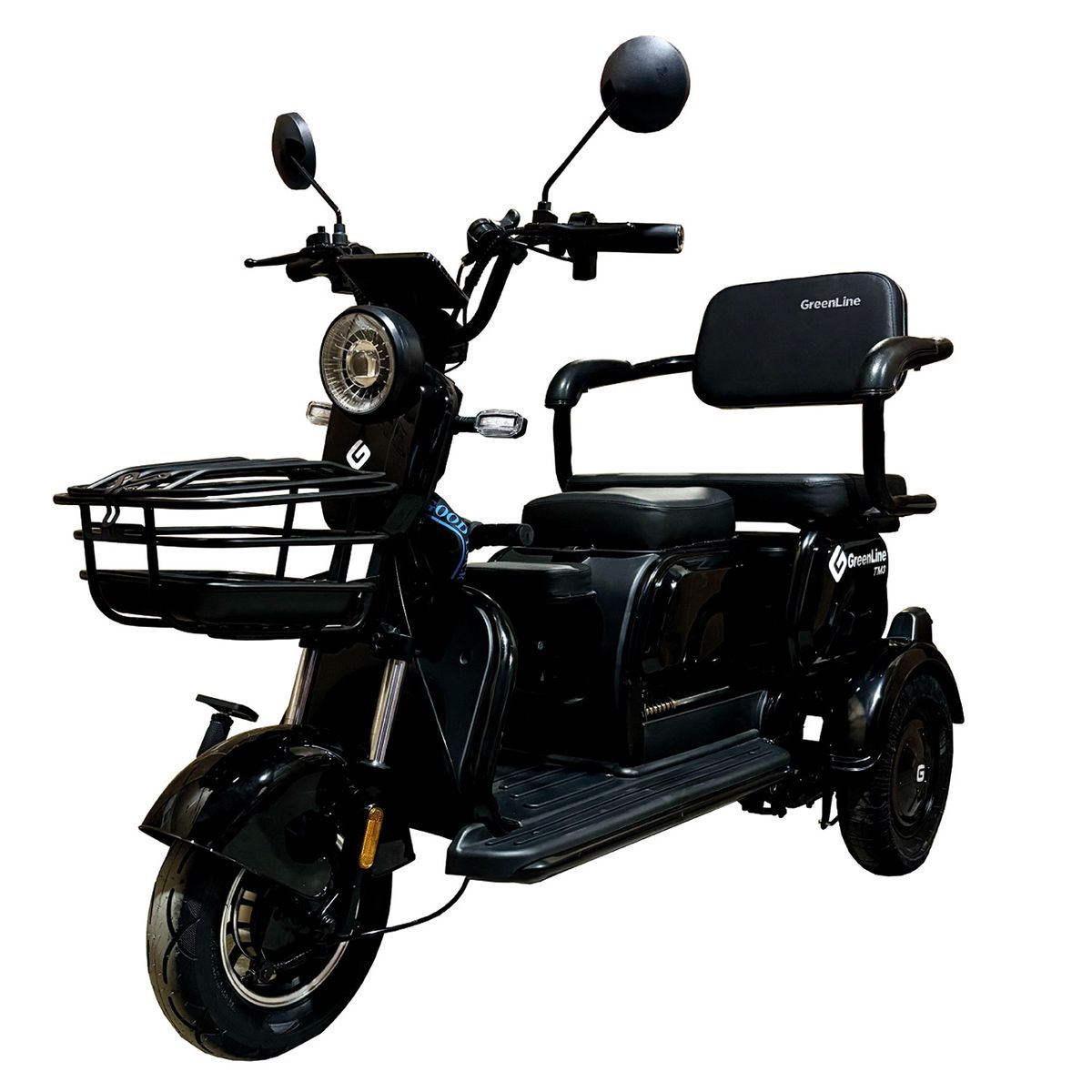GREENLINE - Trimoto Electrica Convertible TM3 NEGRO Motor 500W Aro 10