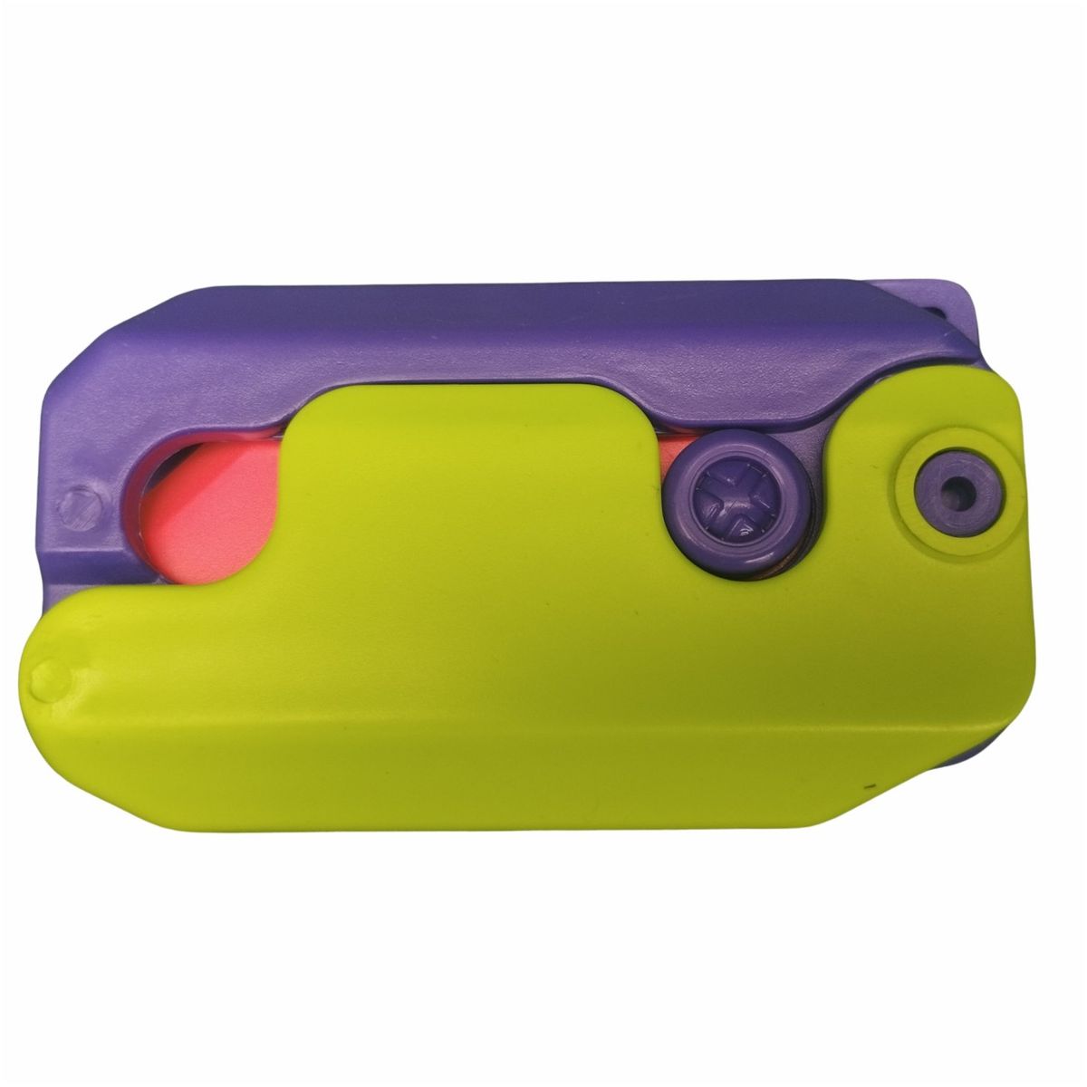 GENERICO - Juguete Fidget Toy Navaja 3D Verde de Plástico