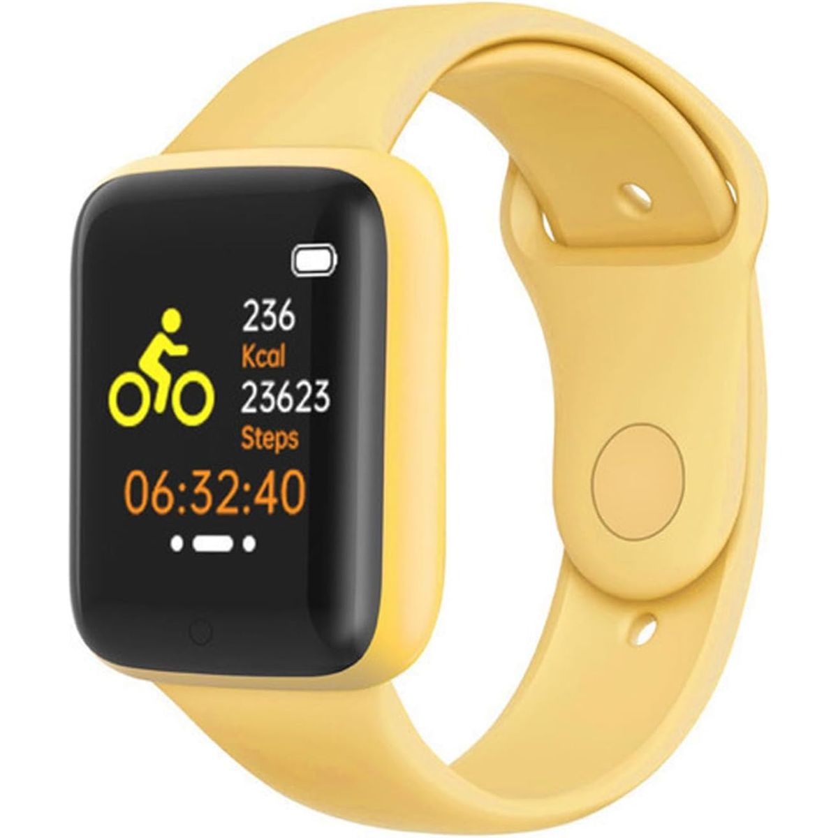 GENERICO - Reloj Inteligente Smartwatch Fit D20 AMARILLO