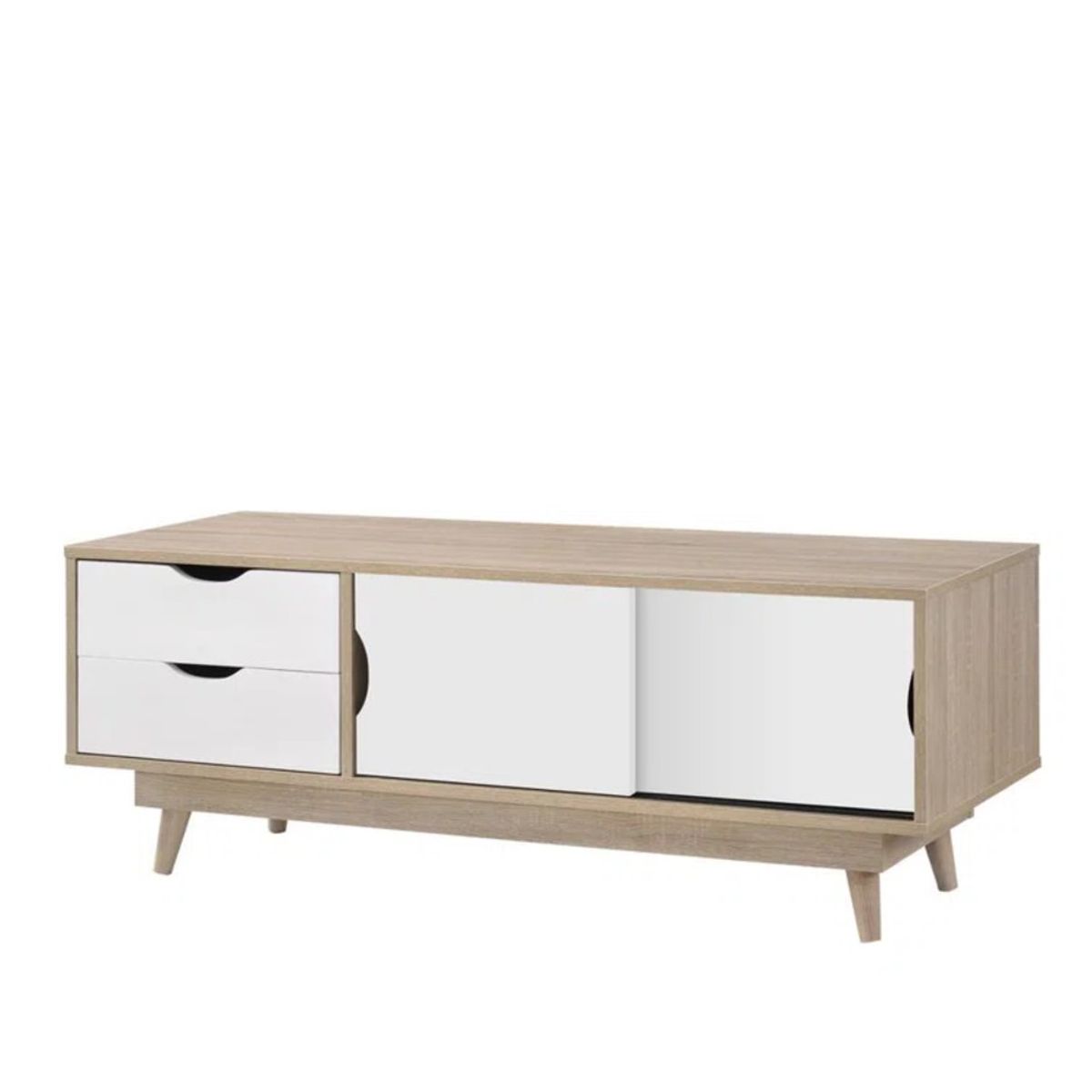 GENERICO - Mueble para TV 55" Moderno Zeniba 2 Cajones 2 Puertas R&R MUEBLES