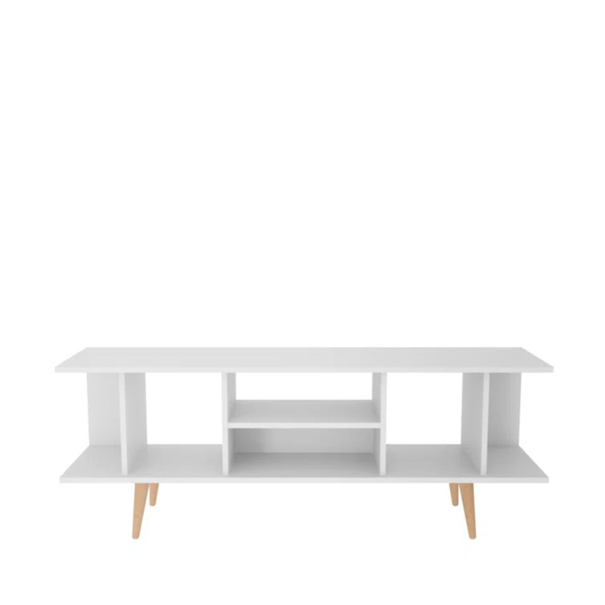 GENERICO - Mueble para TV 55" Moderno Kaonashi Blanco R&R MUEBLES