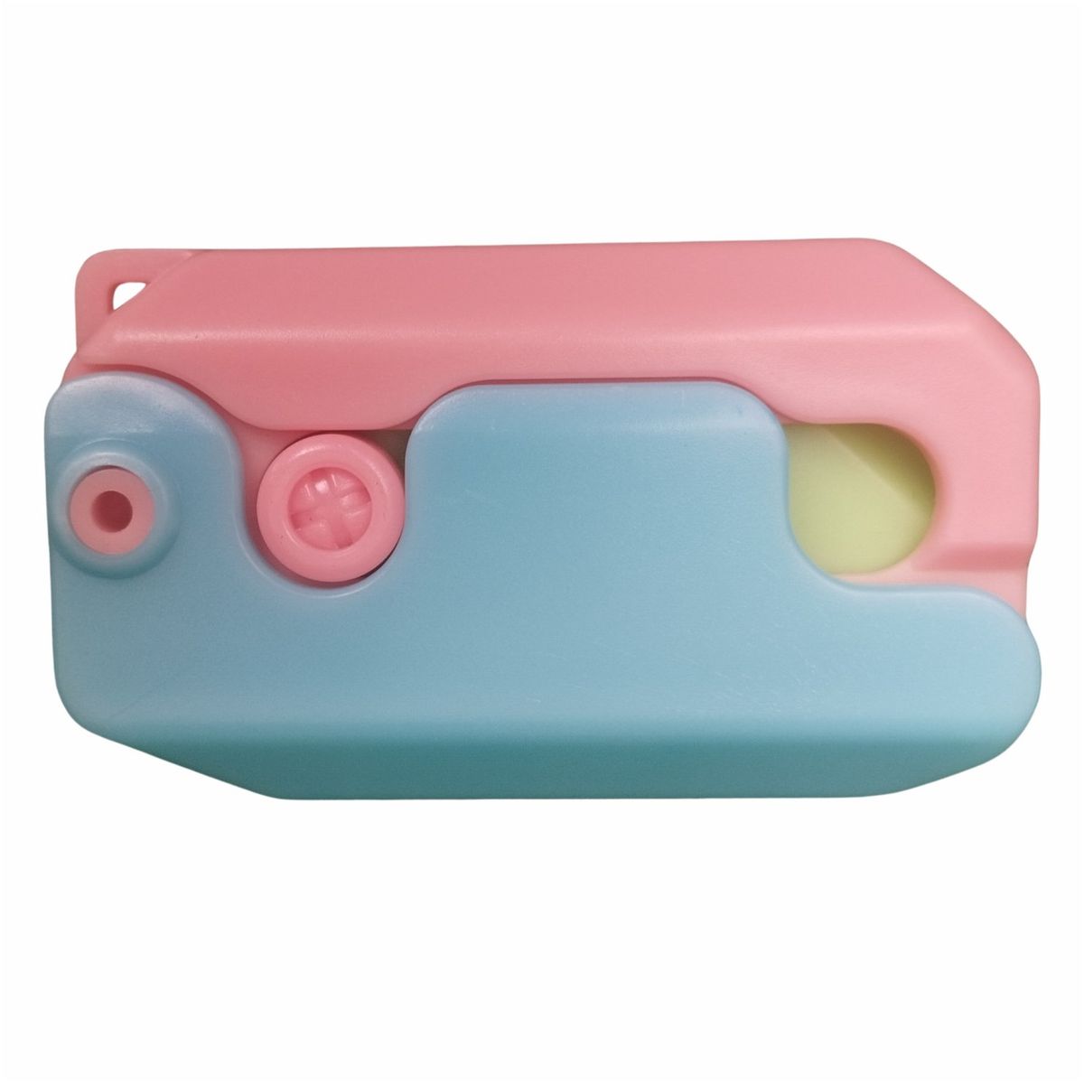 GENERICO - Juguete Fidget Toy Navaja 3D Celeste de Plástico