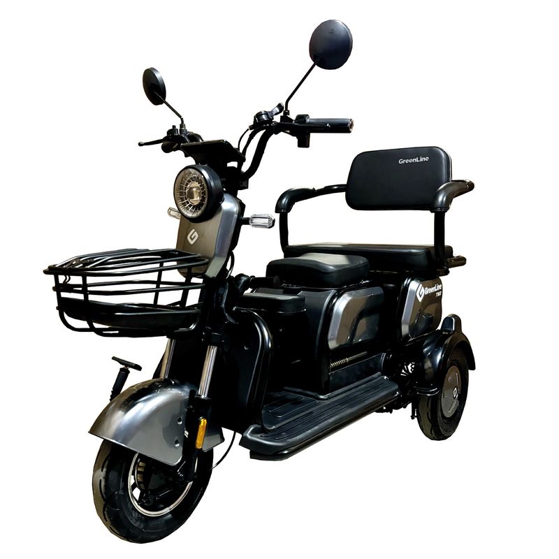 GREENLINE - Trimoto Electrica Convertible TM3 GRIS Motor 500W Aro 10
