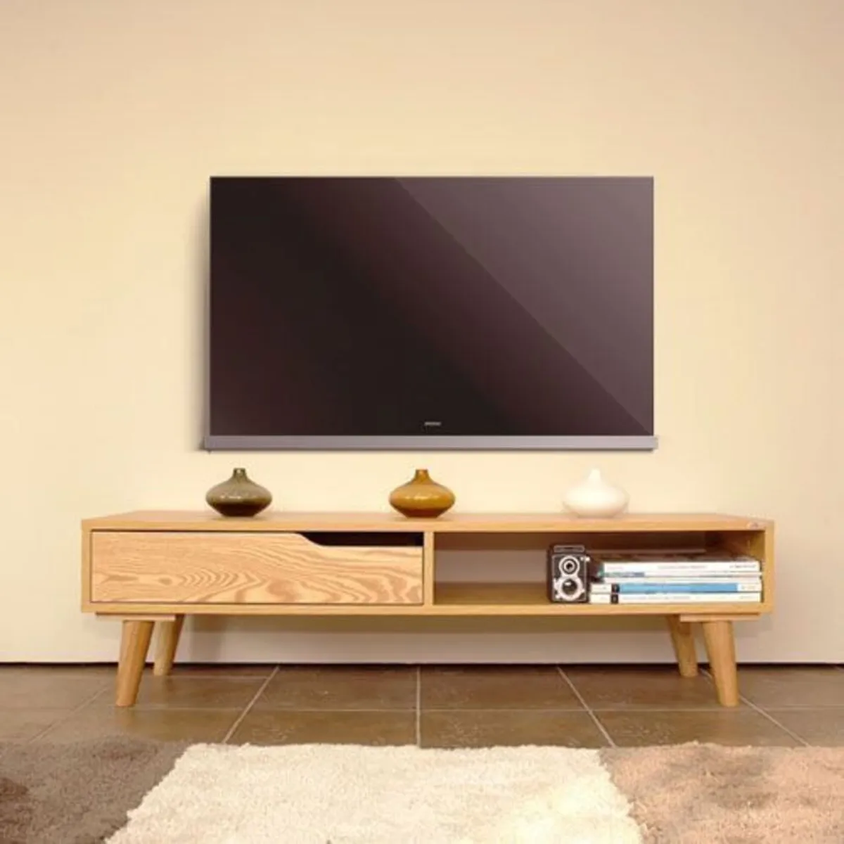 GENERICO - Mesa  TV 55"  Vintage Layla R&R Muebles