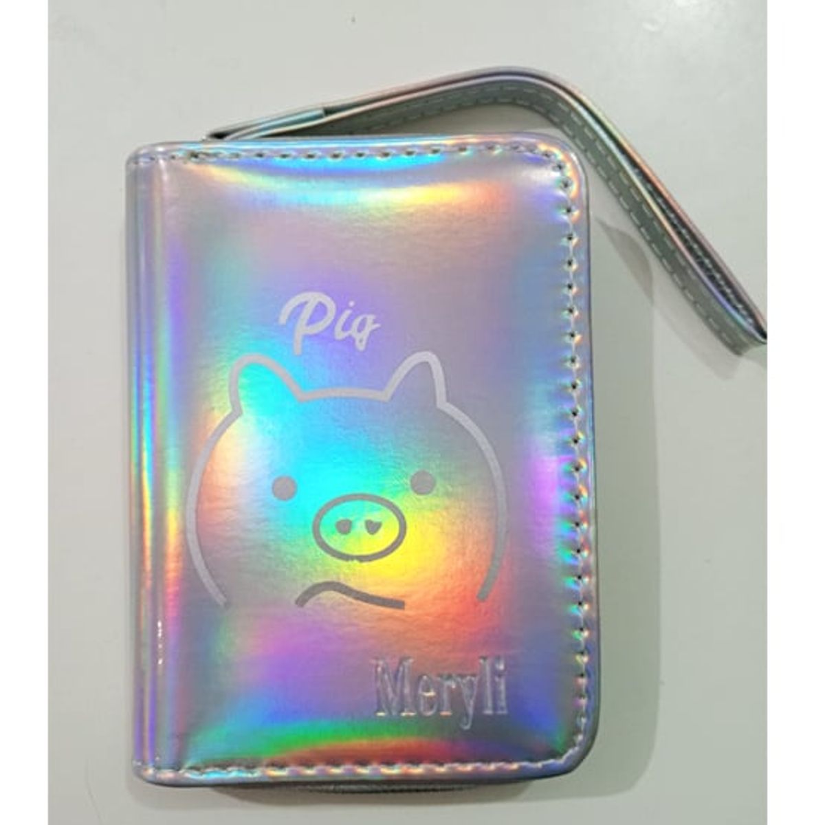 GENERICO - Billetera Monedero Pig Para Mujer Cuero Sintetico