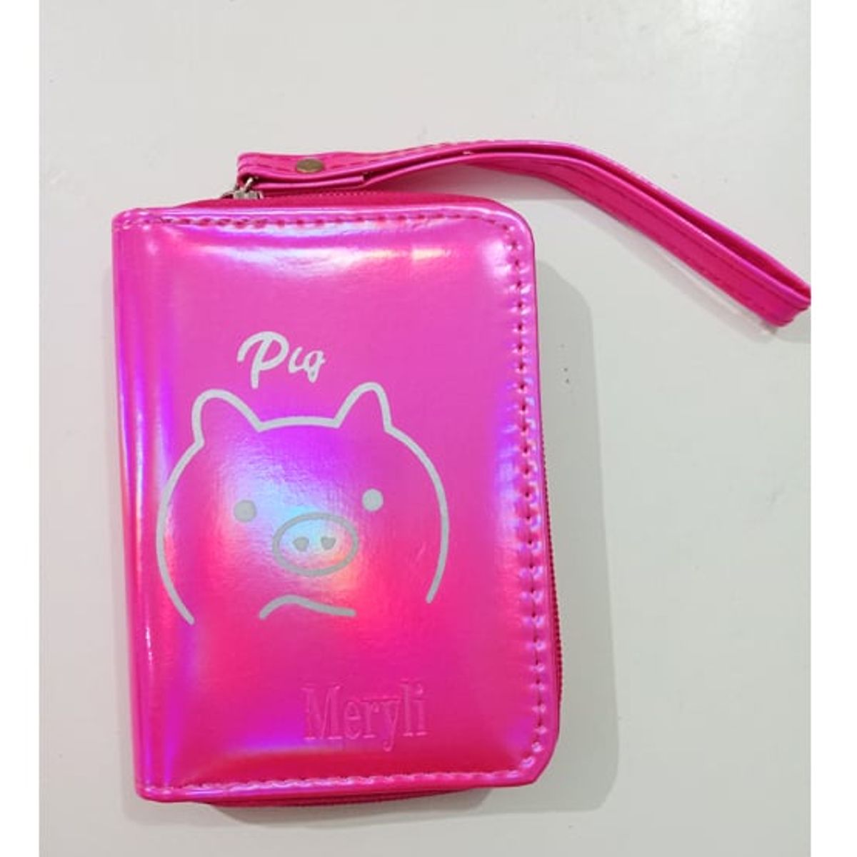 GENERICO - Billetera Monedero Pig Para Mujer Cuero Sintetico