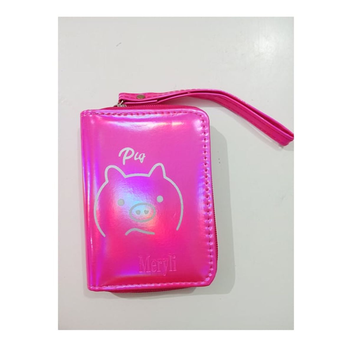 GENERICO - Billetera Monedero Pig Para Mujer Cuero Sintetico