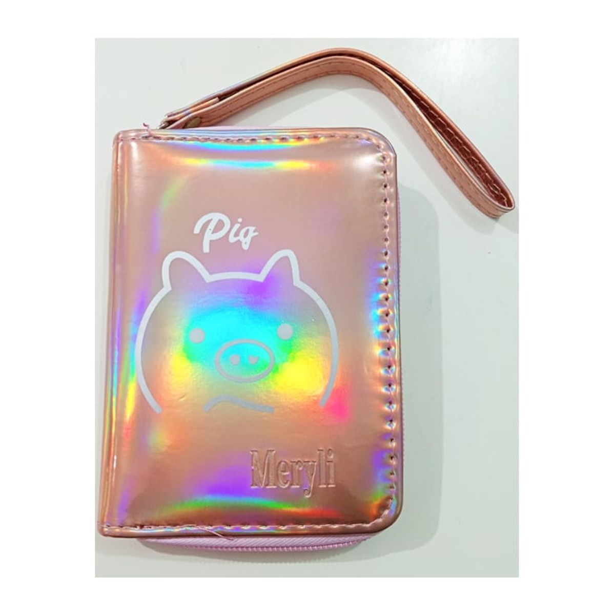 GENERICO - Billetera Monedero Pig Para Mujer Cuero Sintetico