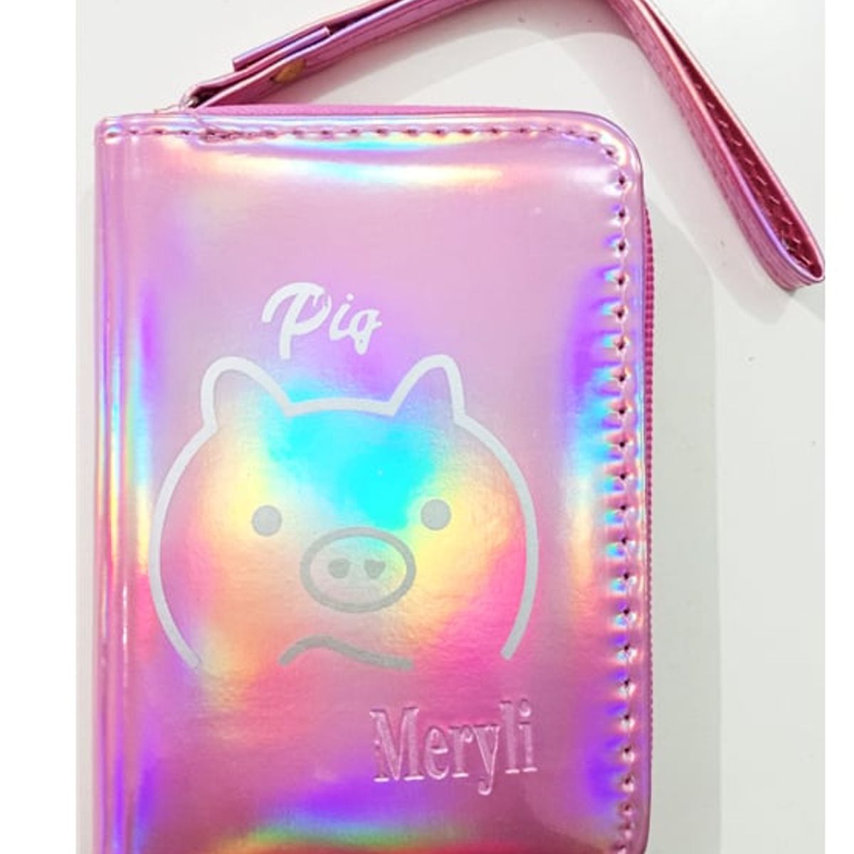 GENERICO - Billetera Monedero Pig Para Mujer Cuero Sintetico