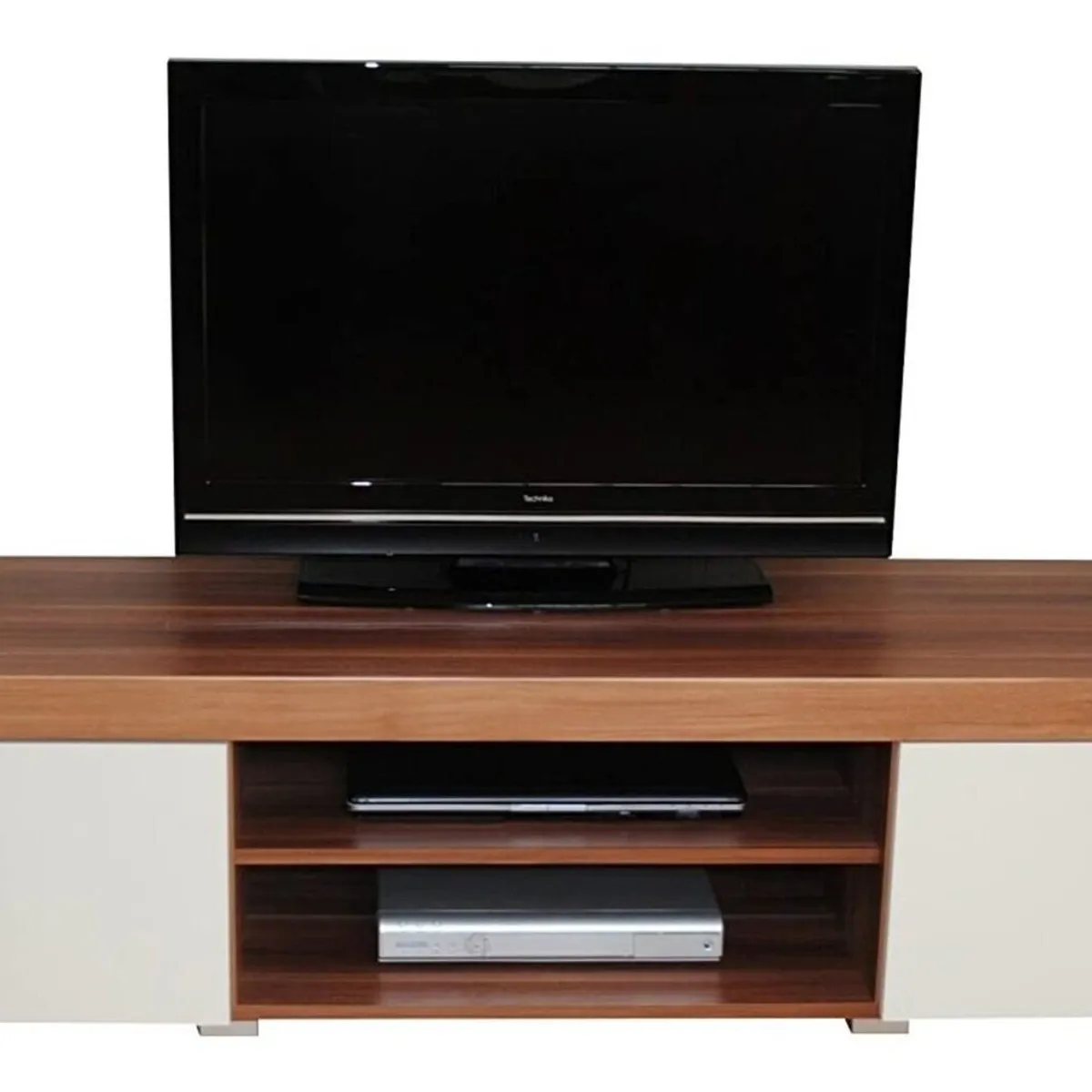 GENERICO - Mueble de TV 55"  Sydney 180 cm color Marrón y Blanco R&R MUEBLES