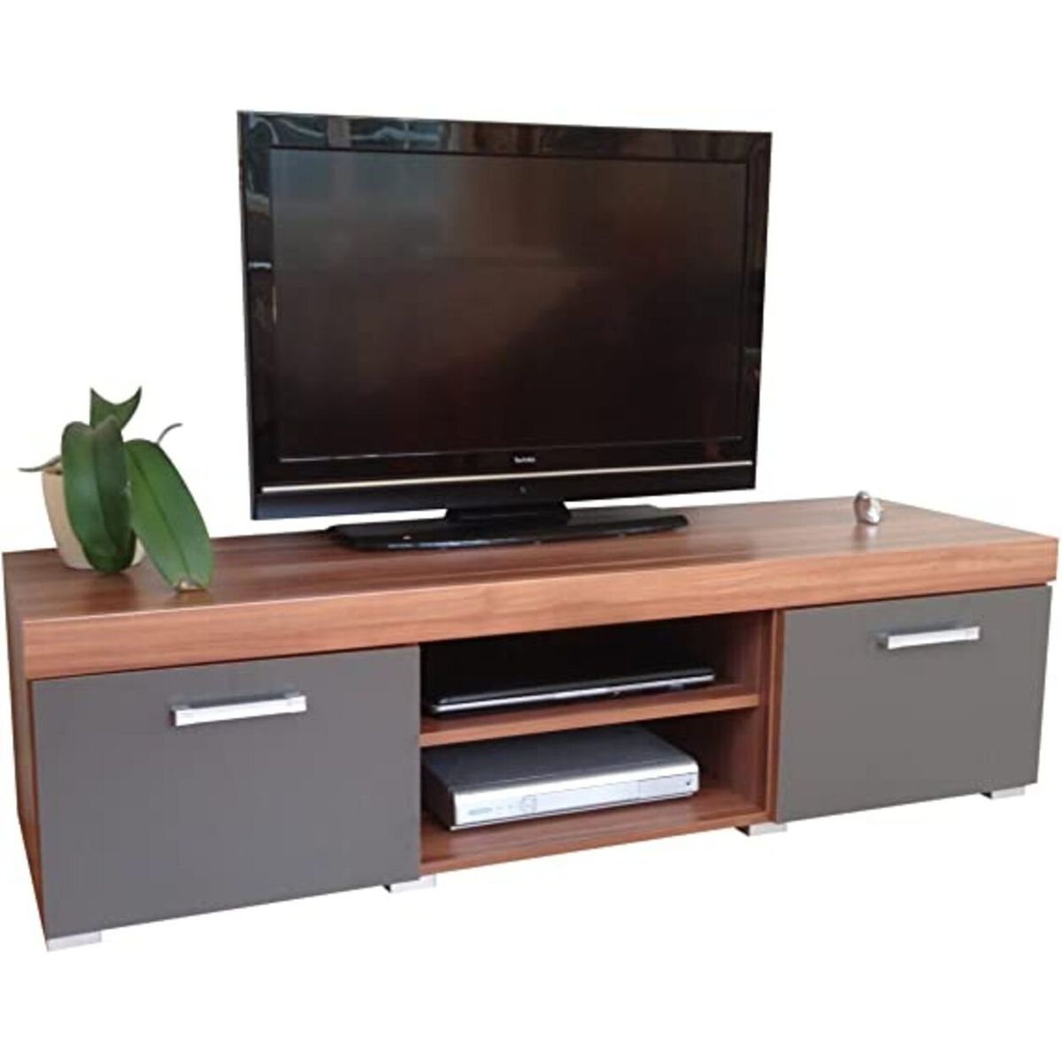 GENERICO - Mueble de TV 55"  Sydney  180 cm color Gris R&R MUEBLES