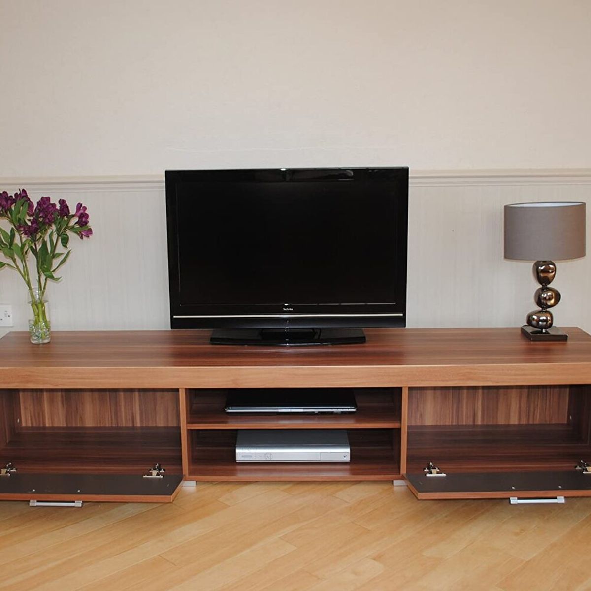 GENERICO - Mueble de TV 55"  Sydney  180 cm color Gris R&R MUEBLES