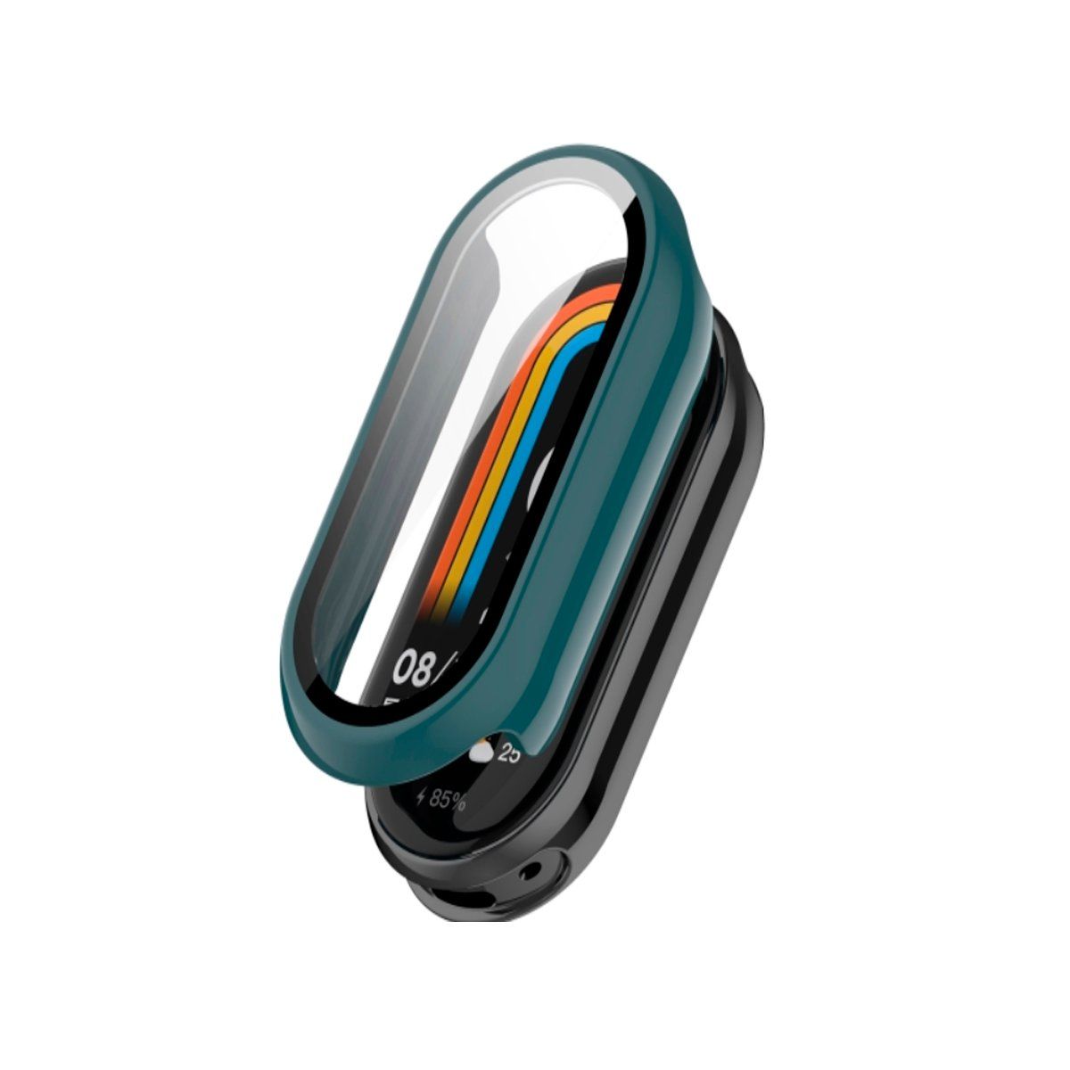 GENERICO - Case Bumper para Xiaomi Band 9 - Verde Militar