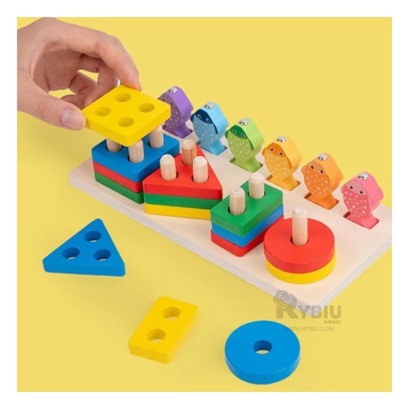 GENERICO - Columnas de Colores con Animales Marinos Y+Papel de Regalo