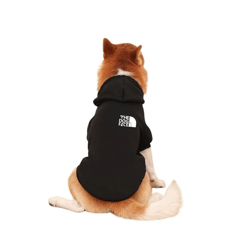 GENERICO - SUDADERA CON CAPUCHA PARA PERROS NEGRA XL - SUAVE Y CÓMODA