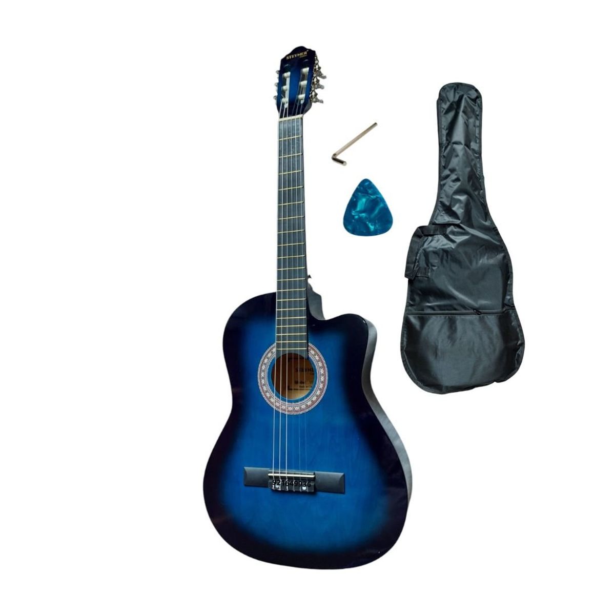 GENERICO - GUITARRA ACUSTICA NYLON AZUL