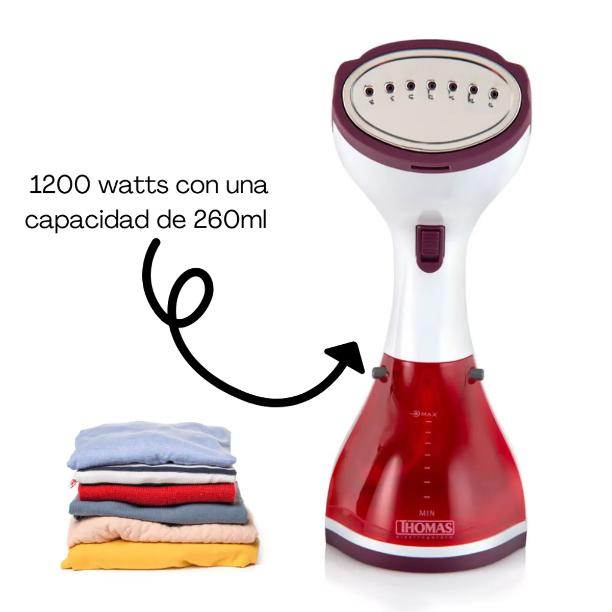 THOMAS - Vaporizador de prendas Thomas TH-7300