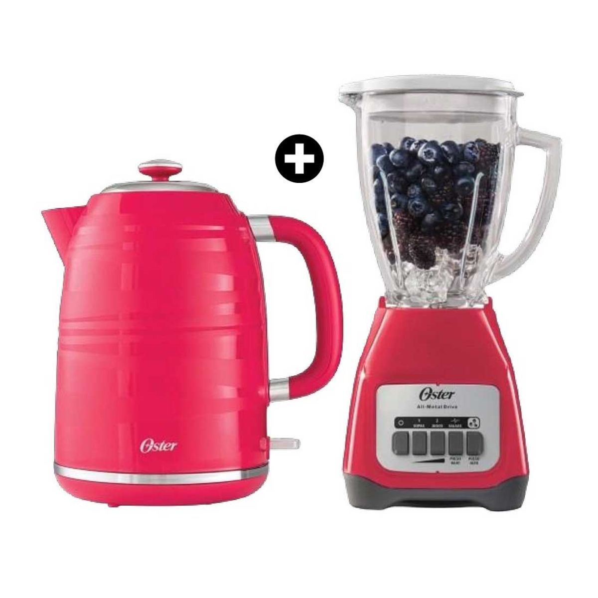 OSTER - Combo Oster Licuadora BLSTKAGMPB + Hervidor 4177M