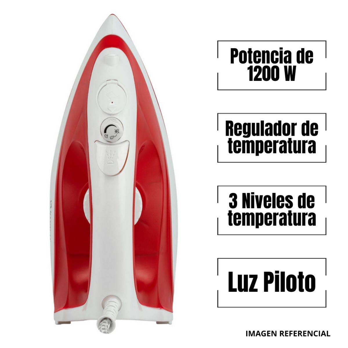 IMACO - Plancha a Vapor Imaco Antiadherente - ETA600