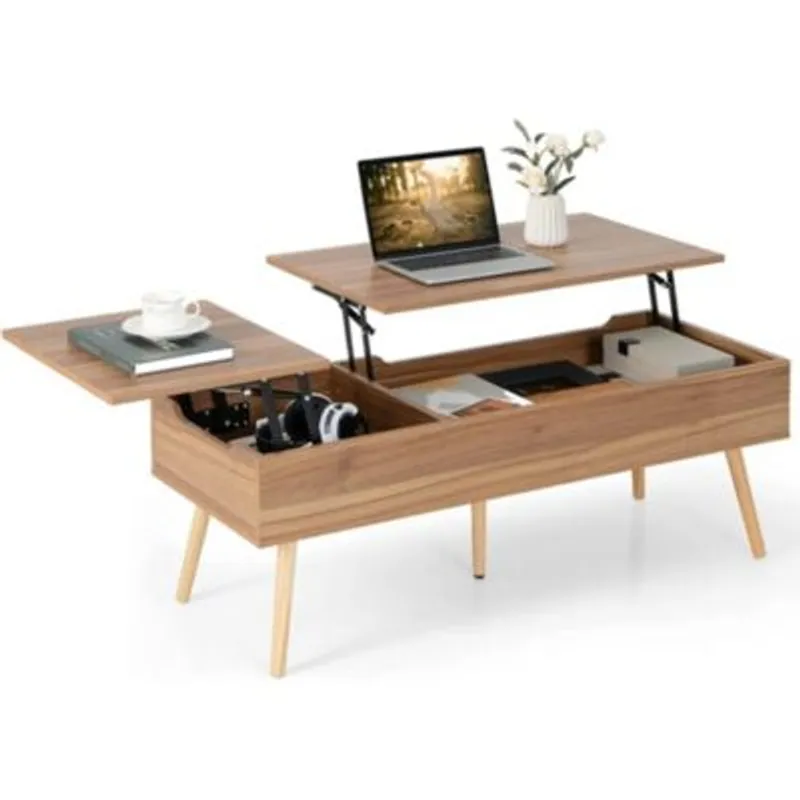 GENERICO - Mesa de Centro Moderna Miyako Marron R&R MUEBLES