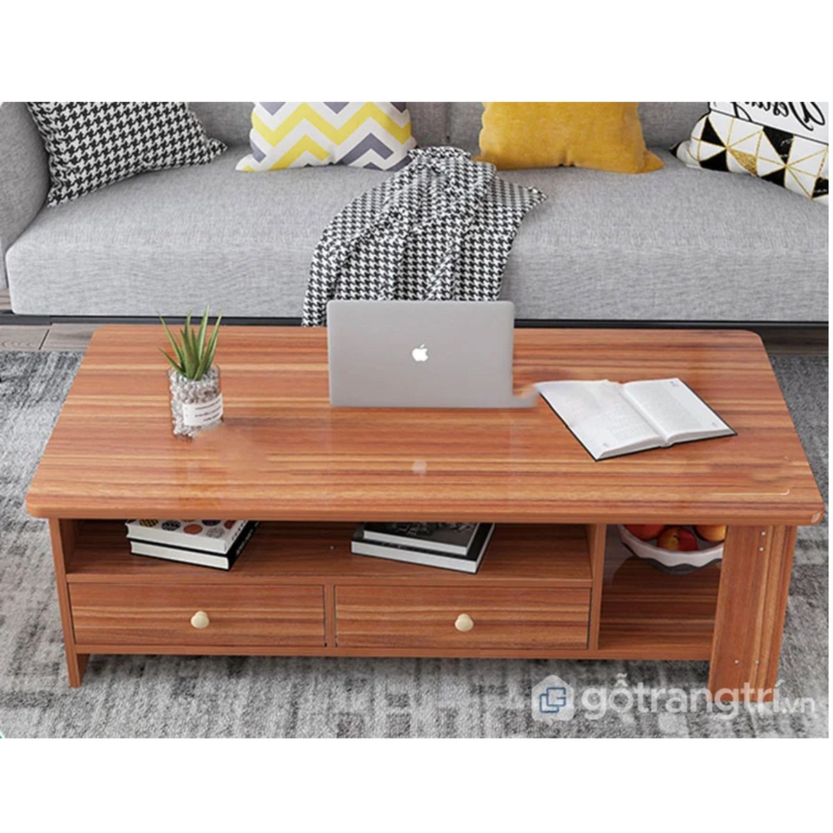 GENERICO - Mesa de Centro Vintage Amelia Sapelli R&R MUEBLES