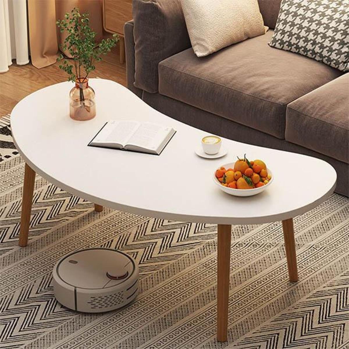 GENERICO - Mesa de Centro Vintage Millie Blanco R&R MUEBLES