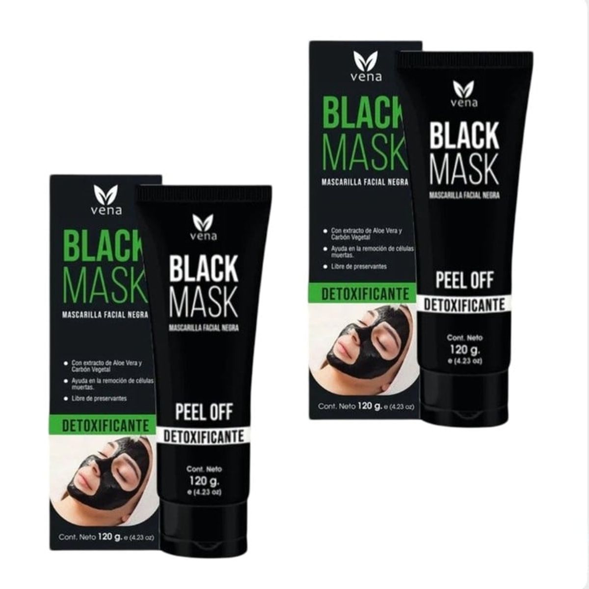 BIOAQUA - PACK 2 MASCARILLA NEGRA DETOXIFICANTE VENA