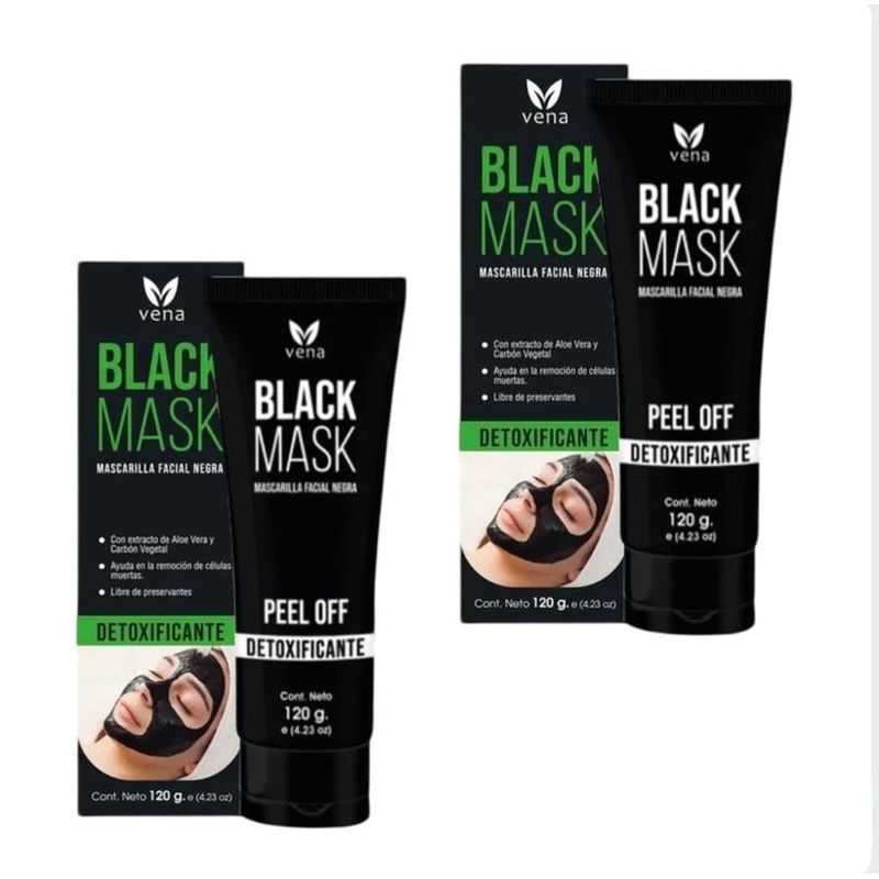 BIOAQUA - PACK 2 MASCARILLA NEGRA DETOXIFICANTE VENA
