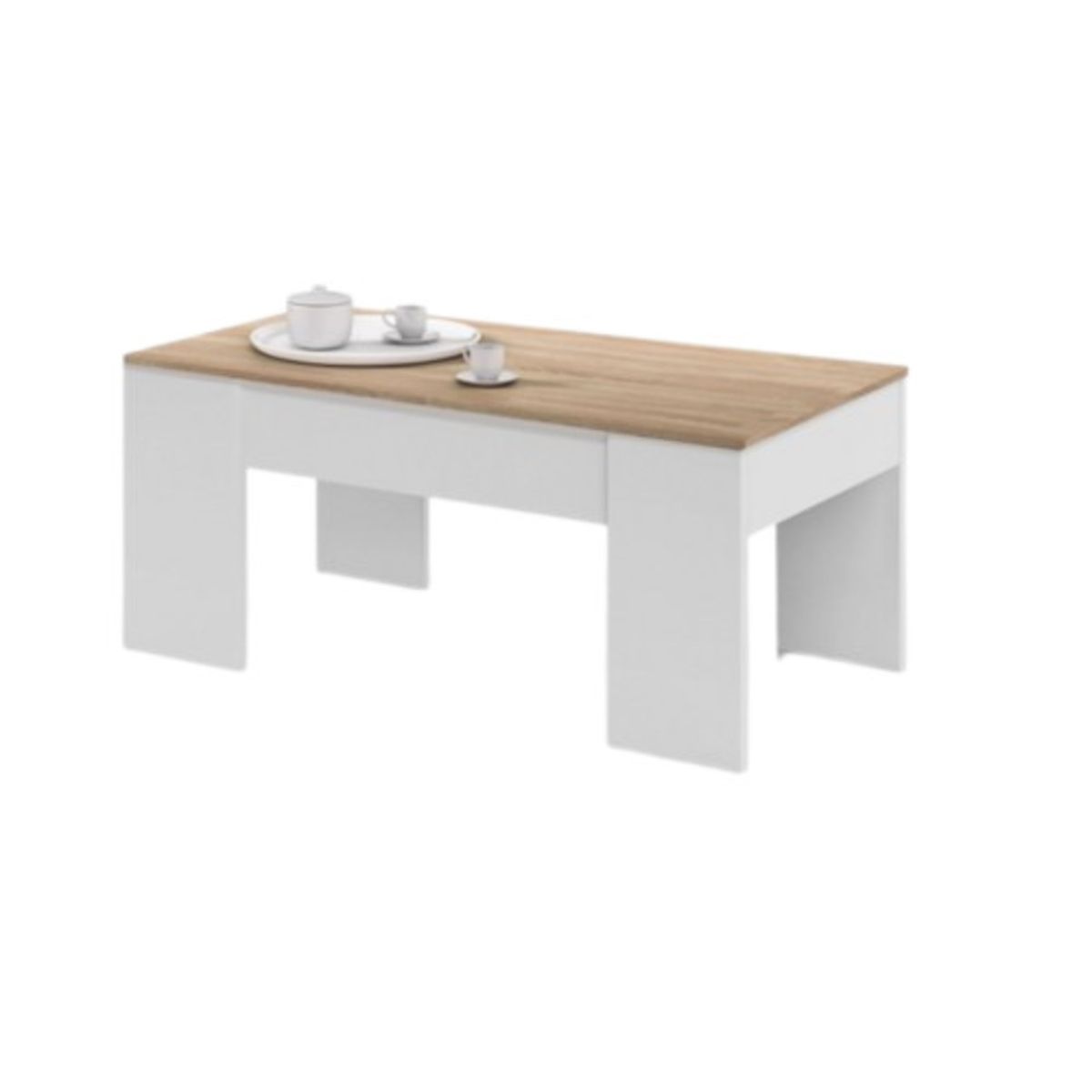 GENERICO - Mesa de Centro Nórdica Georgina 100 cm R&R Muebles