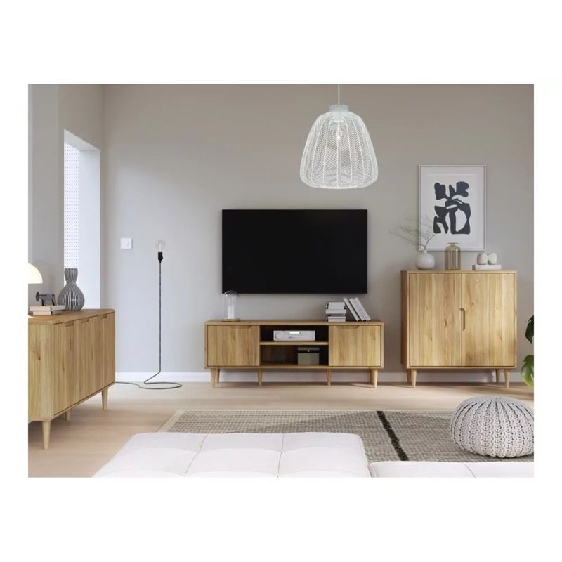 GENERICO - Mueble de TV 55" Kana Marrón R&R MUEBLES