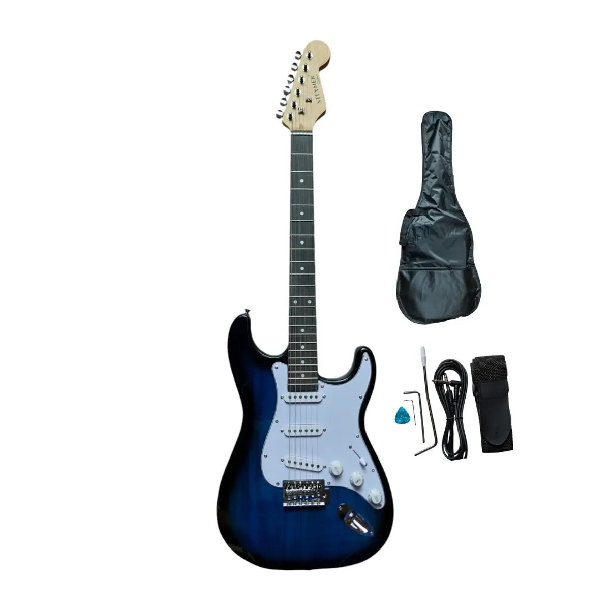 GENERICO - Guitarra Eléctrica Color Azul Estándar