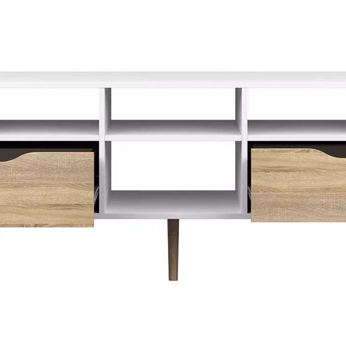 GENERICO - Mueble de TV 55" kazuo Blanco R&R MUEBLES