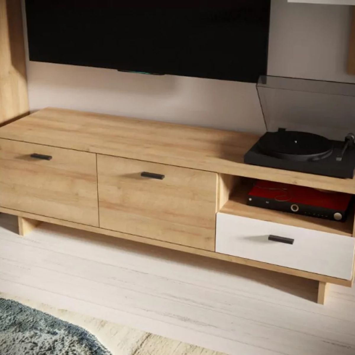 GENERICO - Mueble de TV 55" Nikoyama Marrón R&R MUEBLES