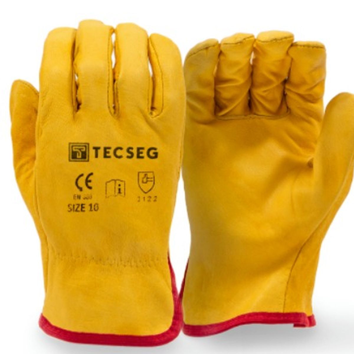 GENERICO - Guantes de Cuaro Badana Amarillo Par