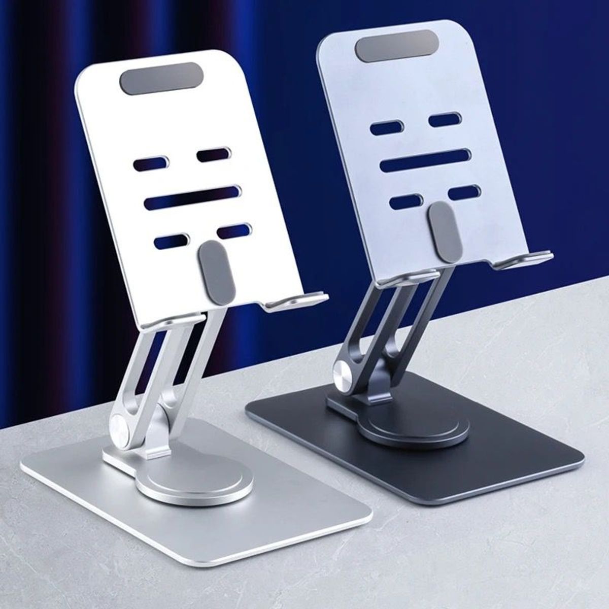 GENERICO - Soporte Multifuncional Aluminio Para Celular O Tablet Notebook 360º