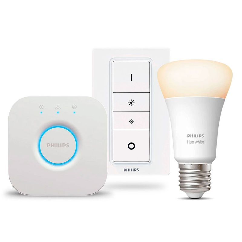 PHILIPS HUE - PHILIPS HUE Kit Foco A60 + Interruptor + Bridge Smart