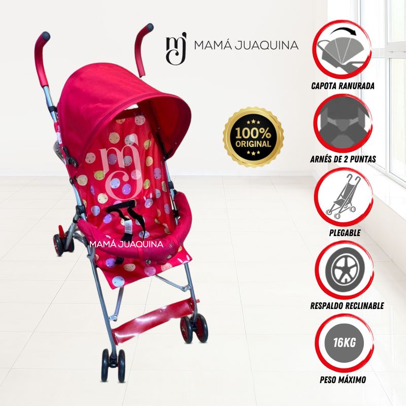 BABY - Coche Bastón «HASEL» Edición Limitada Red