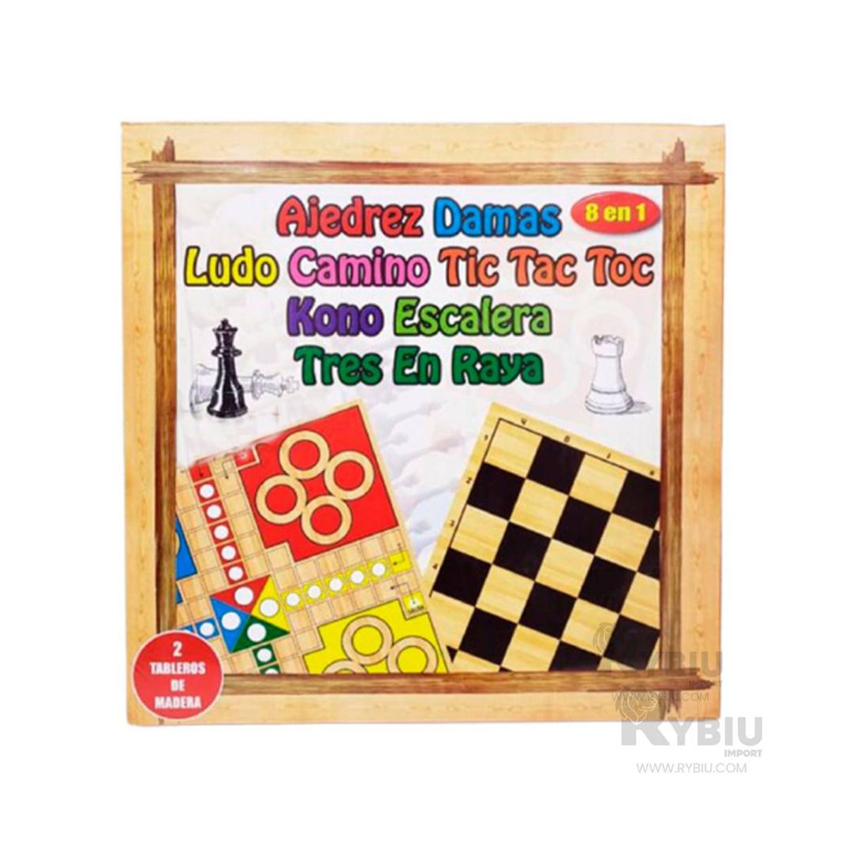 GENERICO - Tablero Versatil de Juegos en Multicolor Y+Gift MiniAgenda