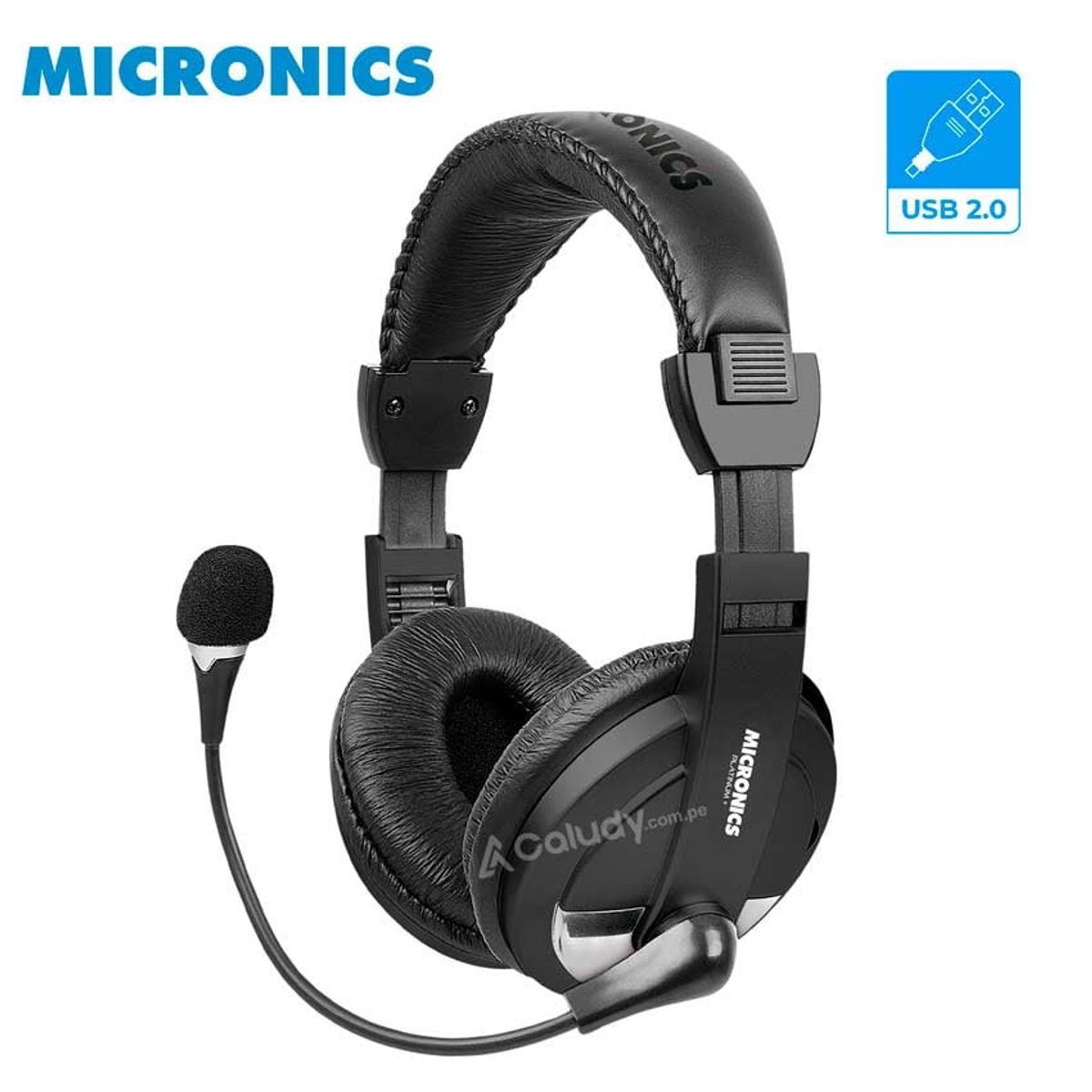 MICRONICS - Auricular con Micrófono Micronics Platinum DJ - MIC H800k USB